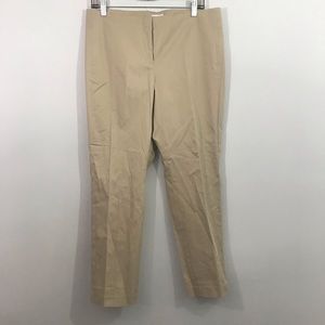 J Jill khaki Tan Dress Pants Flat Front